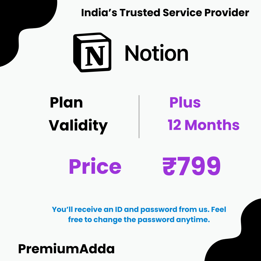 Notion edu account 1 Notion plus